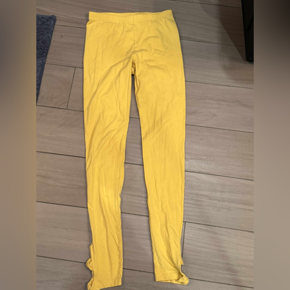 Old Navy Bright Yellow Stretch Leggings